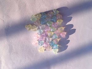 pastel hearts beads