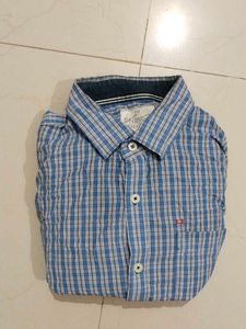 Henry Cotton&#39;s Plaid Shirt - Blue