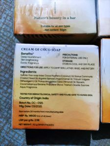 Nari&#39;yal Cream of Coco Soap