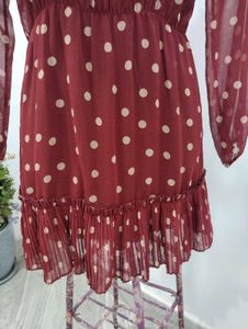 Polka Dot Mini Dress
