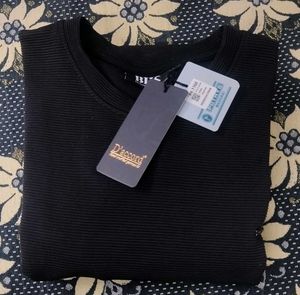 Most Premium Limtd Edition Black Ribbed Sweatshirt