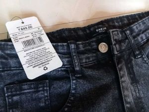 New With Tag Shein brand High Rise Stone Wash Jean