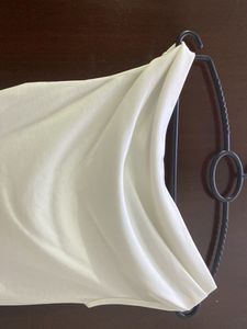 White Draped Sleeveless Top