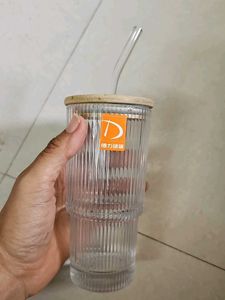 Deli Glass Straw Cup