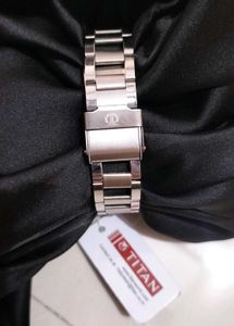 Titan Silver-Tone Watch