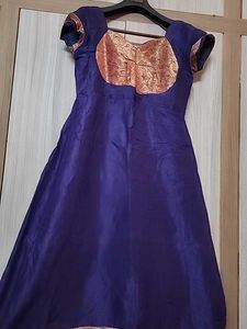 Navy Blue Anarkali Kurti