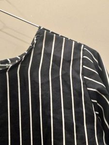 Striped 3/4 Sleeve Tunic