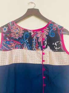 Navy Blue Kurti