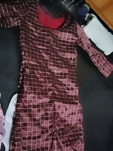 Wine Color Kurti