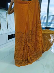 Elegant Ready to wear aari tari Saree