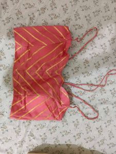 Pink Backless blouse