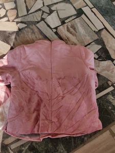 Pink Embroidered Asian Style Top