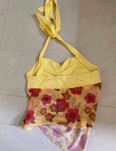 Yellow Halter Top