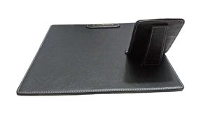 Leather Mouse Pad With Phone Holder