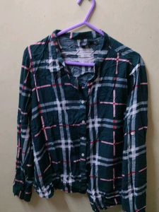 Green Plaid Shirt