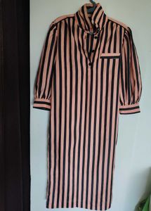 Shift Dress With Sleeves