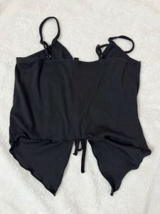 Black Butterfly Cami Top