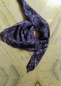 SAANCHI ENTERPRISE Grey Rayon Printed Scarf