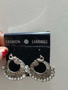 Peacock Chandbali Earrings