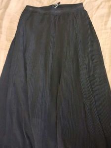 Pleated Black Skirt
