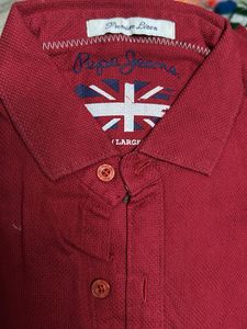 Pepe Jeans Red Casual Shirt