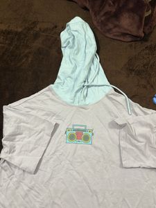 Graphic Tee with Hoodie
