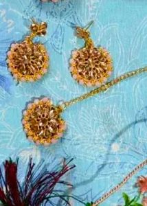 Neckpiece With Mangtika And Pairs Of Earring