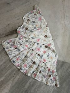 Floral Print Lace Dress