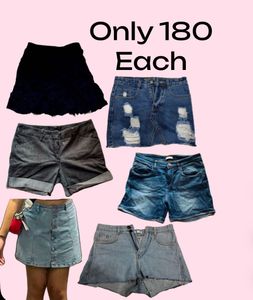 Y2k Summer Collection Skirts And Shorts