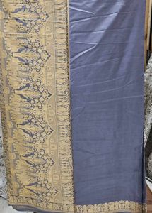Pure Silk Saree With Golden Thread Work