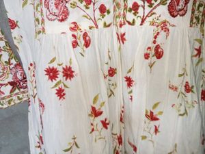 Floral Print Tunic Top