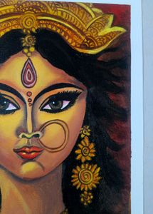 Durga Maa Painting