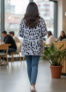 Stylish Leopard Print Shrug