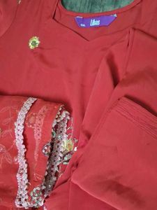 Red Libas Kurta Salwar Set