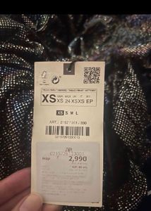Sparkly Criss-Cross Mini Dress