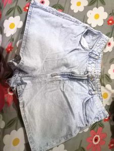 Light Wash Denim Shorts