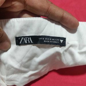 ZARA White Padded Bralette Top – Size S