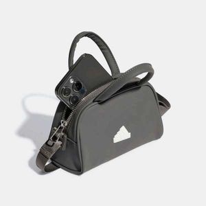 Adidas Rubberised Mini Grey Bag