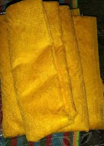 Yellow Lace Saree