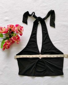 Shein : Neck tie Top
