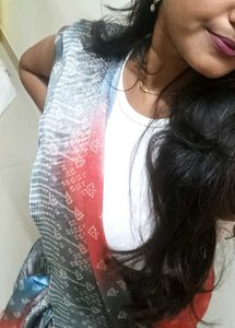 Elegant multi colour saree