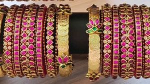 Silk Thread bangles ( Bridal)