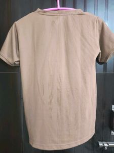Brown Graphic Tee - &#34;Proud&#34; Design