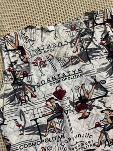Printed Designer Back Top