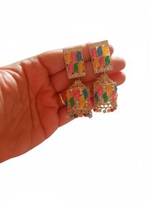 Colorful Jhumka Earrings