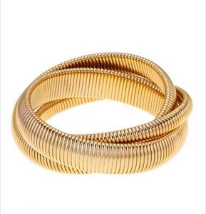 Hailey Beiber Triple Coiled Bracelet
