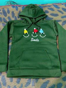 Green Smile Hoodie