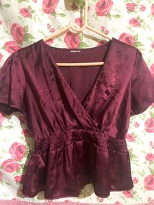 Pretty Maroon Top