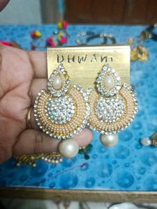 Bundle Of 12 Earnings Jhumka And 3 Multi Bracelet