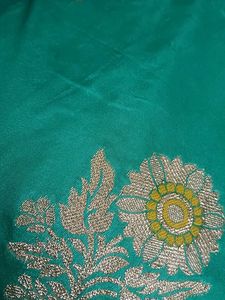 dola silk saree one time used